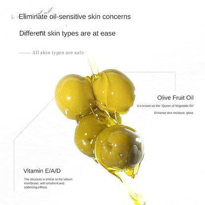Novo Soothing Makeup Remover Oil – Hydrating, Non-Irritating, Deep Cleansing for Face, Eyes & Lips, Olive Oil, Vitamins E/A/D, Chamomile & Aloe, Dual-Phase Emulsification, For All Skin Types.