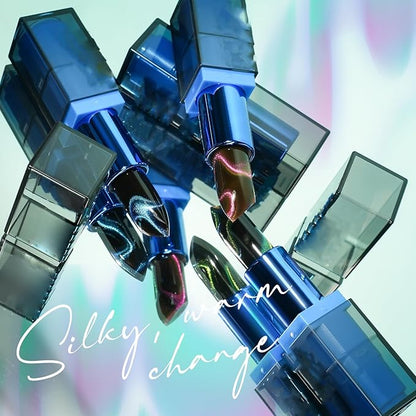 Color Changing Lipstick, Labial Cambia De Color De Cat's Eye PH-changing Lip, Tinted Lip Balm, Long Lasting 24 Hours Moisturizing Glossy Shine Lip Gloss for Women, 01# EUPHORIA