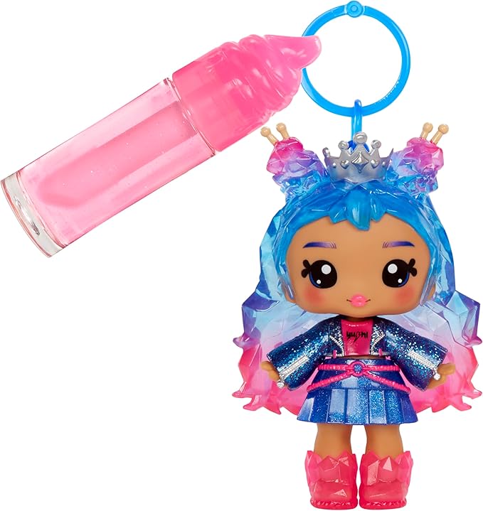 Yummiland Lip Gloss Doll - Roxie Crystal Candy, with DIY Lip Gloss Kit, Ages 4+