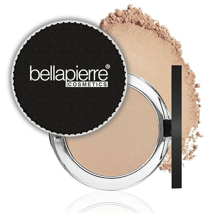 bellapierre Compact Mineral Foundation SPF 15 | Vegan & Cruelty Free Natural Makeup | Full Coverage Matte Foundation | Hypoallergenic | Oil & Talc Free - 0.35 Oz - Cinnamon