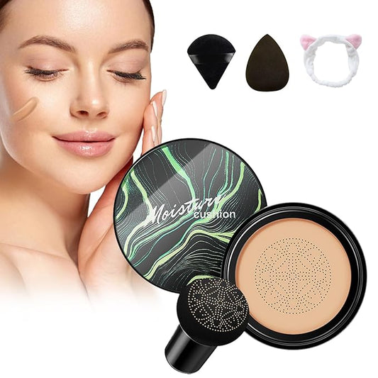 Honey and Pine Makeup Moisture Cushion, Honey and Pine Makeup Concealer Foundation, My Honey and Pine Cc Cream, Air Cushion Foundation Color Correcting for All Skin Types (02# NATURE, 1)