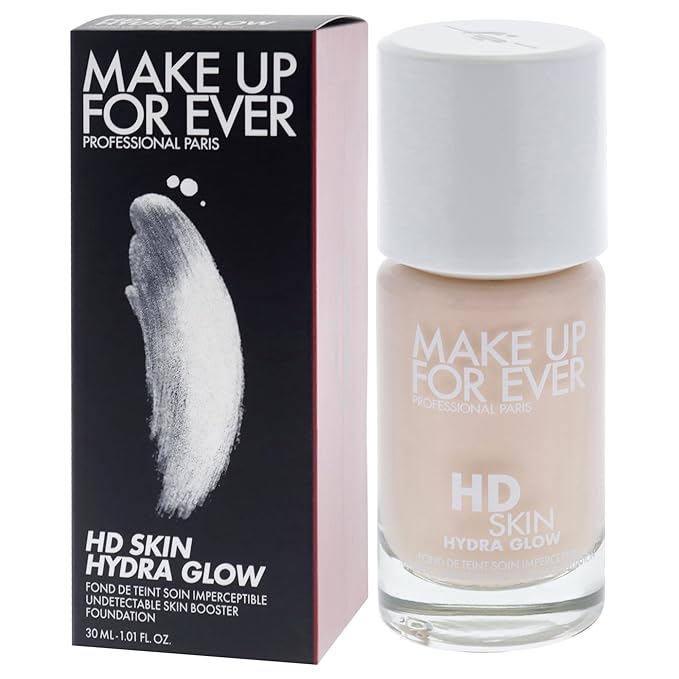 HD Skin Hydra Glow - 1R00 Cool Shell by Make Up For Ever for Women - 1 oz Foundation