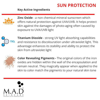 M.A.D Skincare Photo Guard SPF 50 Broad Spectrum Self-Adjusting Foundation Serum - Neutral - by Maximum Active Dermaceuticals