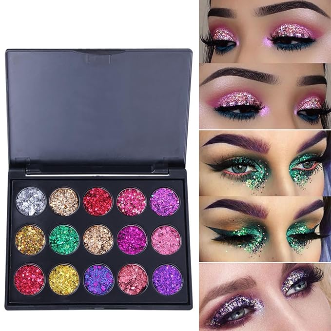 Makeup Sets, Multifunction Makeup Palettes with Mirror, 90 Eyeshadows/Compact Powder/Sequins/Bronzing Powder/Highlighter/Lip Color, Makeup kit for women full kit - #B(Orange Blush)