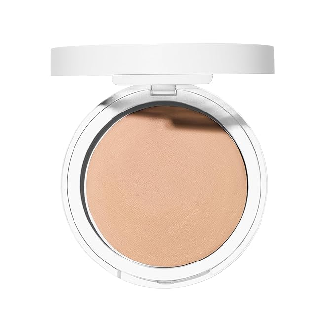 Well People Bio Powder Foundation, Lightweight & Hydrating Foundation For Perfecting & Smoothing Skin, Semi-Matte Finish, Vegan & Cruelty-free, 4N