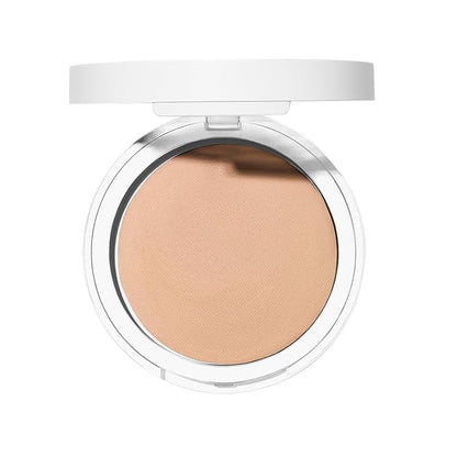 Well People Bio Powder Foundation, Lightweight & Hydrating Foundation For Perfecting & Smoothing Skin, Semi-Matte Finish, Vegan & Cruelty-free, 4N