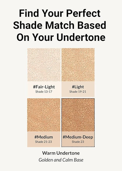 [JUNGSAEMMOOL OFFICIAL] Essential Skin Nuder Long Wear Cushion (Refill included) (Medium Deep)