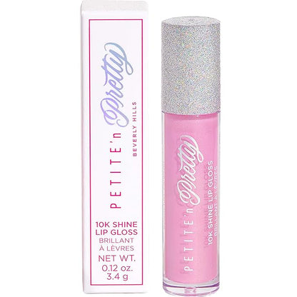 Petite 'N Pretty 10K Shine Lip Gloss for Girls (Gia Pink) - Makeup for Kids, Tweens, Teens - High Shine, Soft, Hydrating, Lightweight, Made in the USA