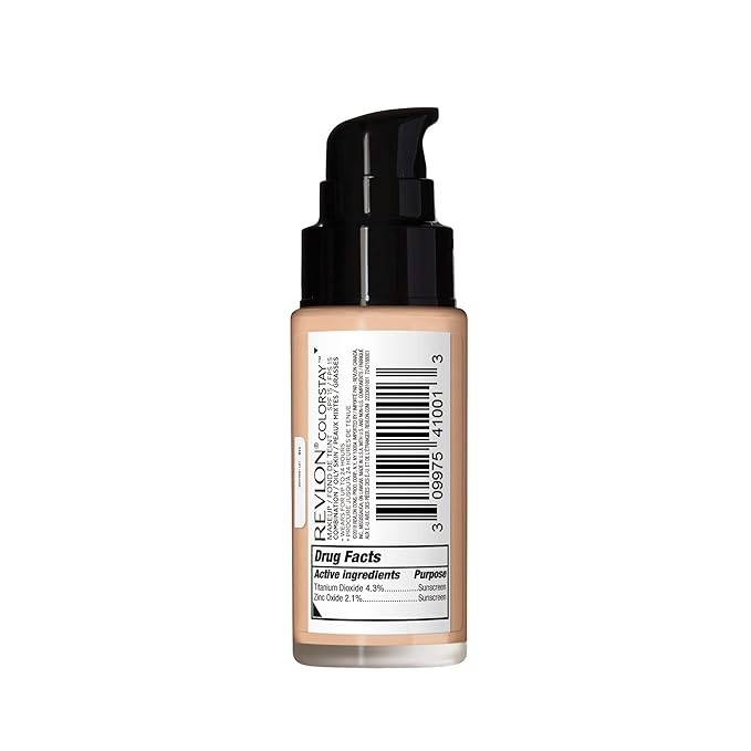 Revlon Liquid Foundation, ColorStay Face Makeup for Combination & Oily Skin, SPF 15, Medium-Full Coverage with Matte Finish, Ivory (110), 1.0 oz (Pack of 2)
