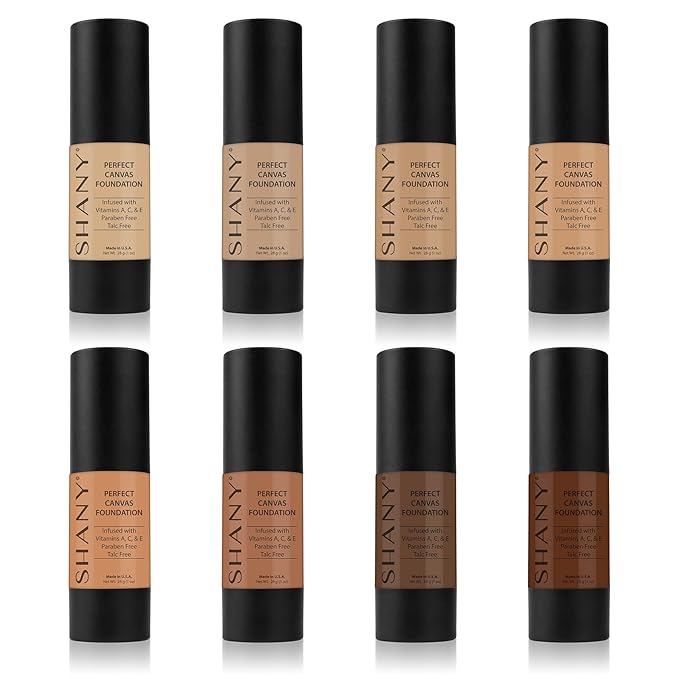 SHANY Perfect Canvas Liquid Foundation - Paraben Free/Talc Free/Oil Free - 30ml - DC1