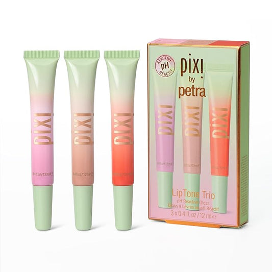 Pixi Beauty LipTone Trio - Naturals includes the shades Prettiness, Naturalness, and Peachyness