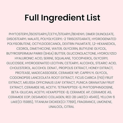 CNP Propolis Jelly Tinted Lipcerin - Grapefruit Candy, Hydrating Lip Gloss with Manuka Honey & Hyaluronic Acid, Gifts for Women, Korean Skin Care, 0.3 fl.oz.