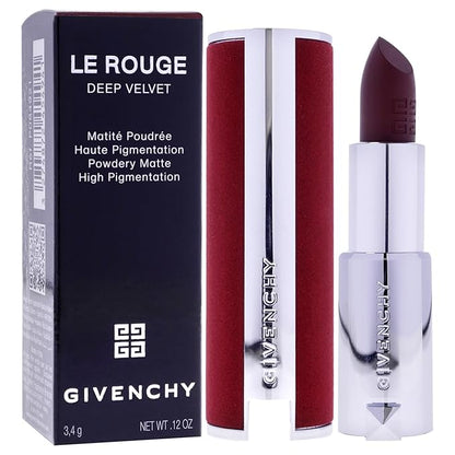 Givenchy Le Rouge Deep Velvet Matte Lipstick - N38 Grenat Fume for Women - 0.11 oz Lipstick