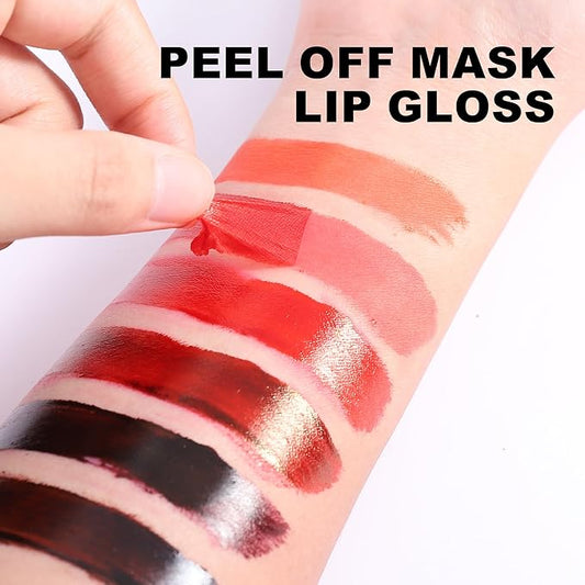 Peel Off Lip Liner Tattoo Stain - Peel & Reveal Rich Ravishing Color Peel Off Mask Lip Gloss - Transfer-proof, Smudge-Proof, Matte Finish (#3, 1 Count (Pack of 1))