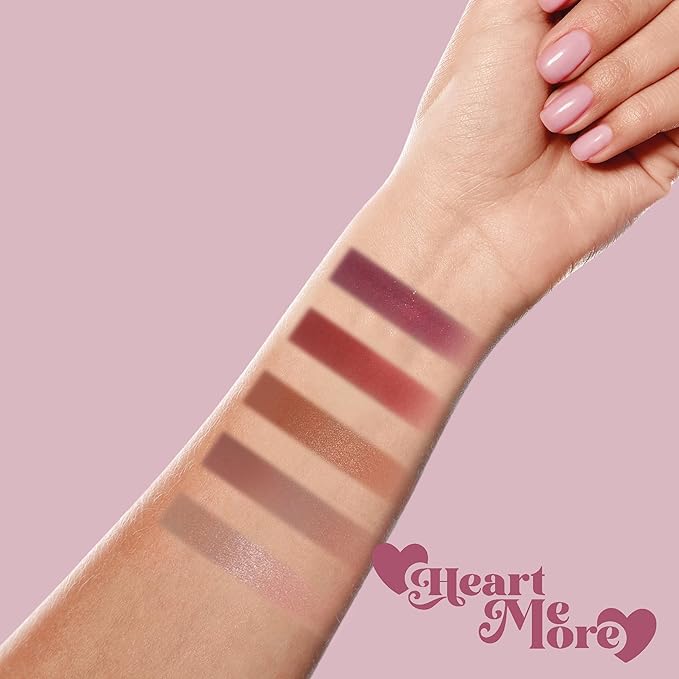 Matte and Highlighter Blush Palette, Cheek Blush Makeup, Bright Pink Blush Powder, Rose Magenta Peach Red, Talc Free