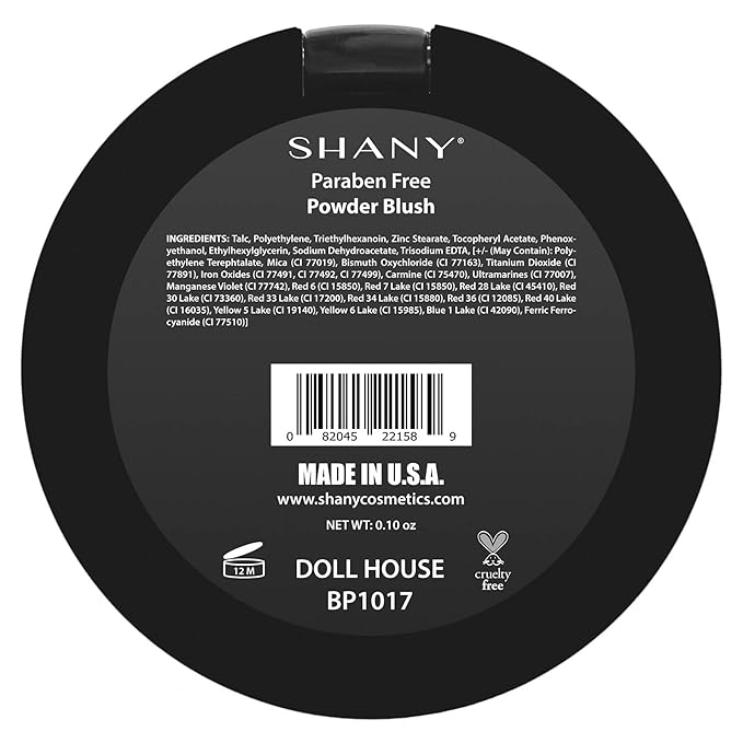 SHANY Paraben Free Powder Blush, Doll House