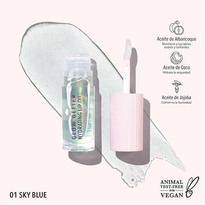 Glow Getter Hydrating Lip Oil (001, Sky Blue)