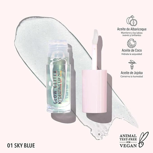 Glow Getter Hydrating Lip Oil (001, Sky Blue)