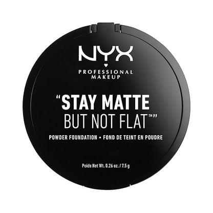 NYX PROFESSIONAL MAKEUP Stay Matte But Not Flat Powder Foundation, Soft Beige