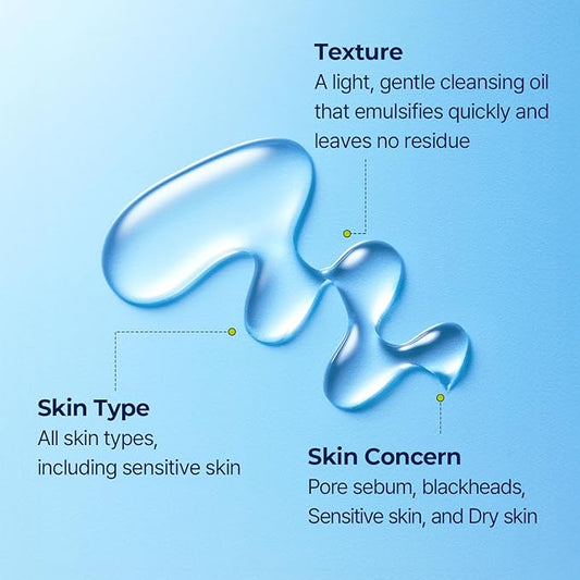 Torriden DIVE IN Cleansing Oil 200ml (6.76 fl.oz.) | Hydrating Deep Facial Cleanser for All and Sensitive Skin | Hyaluronic Acid, Panthenol, Allantoin