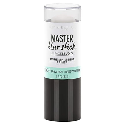 Maybelline New York Facestudio Master Blur Stick Primer Makeup, Universal Transparent, 0.3 oz.