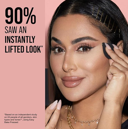 HUDA BEAUTY Easy Bake and Snatch Pressed Talc-Free Brightening and Setting Powder Cupcake