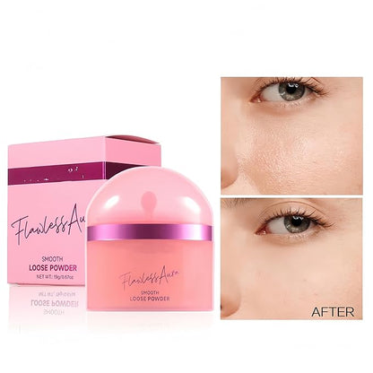 Setting Loose Powder 5 Colors Flawless Smooth Loose Finishing Powder Waterproof Long-Lasting Face Powder (Color 05)