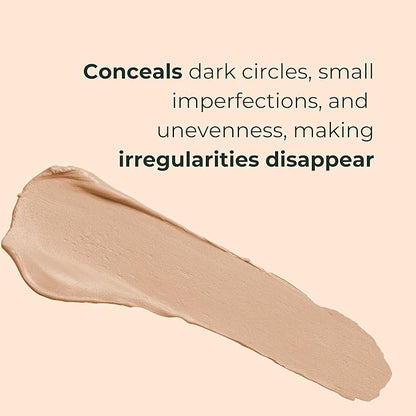 M. Asam MAGIC FINISH Perfect Blend Concealer Nude (0.1 Oz) - concealer perfects & conceals blemishes & imperfections, make-up with adjustable coverage & instant blur effect, vegan