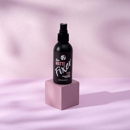 W7 The Fixer Makeup Setting Spray - Matte Finish - Long-Lasting, Ultra-Fine Formula - Cruelty Free and Vegan