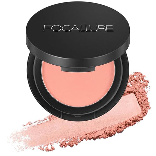 FOCALLURE Silky Face Pressed Blush,High Pigment Mineral Blusher,Create a Fade-free Flawless Finish and Give your Skin a Natural Glow,Lightweight Facial Blusher Makeup,CHARISMA