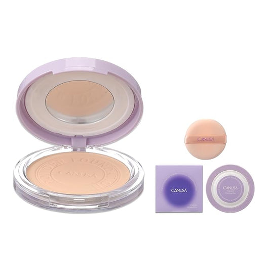 POWDER FOUNDATION soft-focus formula, fine pores, and long-las ting, makeup setting (B, ONE SIZE)