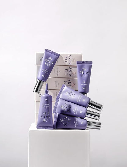 My Skin Fit BB Cream (Tan) Korean Blemish Balm Youthful Appearance with Adenosine & Collagen Booster 0.67 fl oz