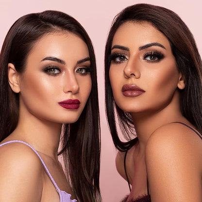 Dual-Ended Contour Stick, Matte Face Shaping & Highlighter Stick, Waterproof Bronzer Pen, Non-greasy, Create a Lightweight Finishing Makeup