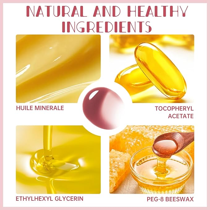 Nourishing Lip Gloss Moisturizing High Shine Fresh Lightweight Glossy Plumping Lip Combo or Women Long Wear Lip Glow Oil with Brown Lip Liner Set Non-Sticky Liquid Lipstick Makeup#12