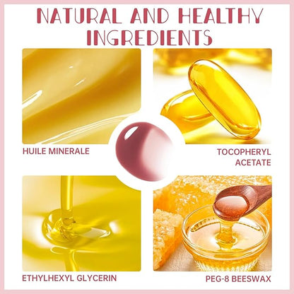 Nourishing Lip Gloss Moisturizing High Shine Fresh Lightweight Glossy Plumping Lip Combo or Women Long Wear Lip Glow Oil with Brown Lip Liner Set Non-Sticky Liquid Lipstick Makeup#12