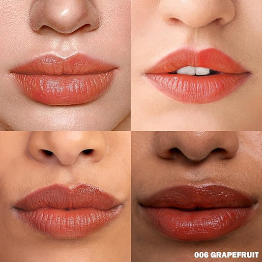 Peel Off Lip Stain - Long Lasting, Transfer Proof and Waterproof Tattoo Lip Tint, Matte Finish Lip Stain Peel Off, Infused with Vitamin E & Algin & Hydroxyacetophenone, #006 Grapefruit