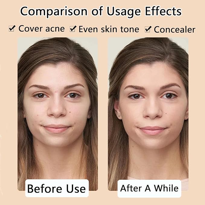 Sunscreen Airbrush Foundation Makeup Spray,SPF 35, Full Coverage Foundation for Mature Skin,Silky Mist Spray Makeup,Long Lasting Waterproof Concealer for Color Correction(#03 Nude)