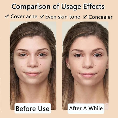 Sunscreen Airbrush Foundation Makeup Spray,SPF 35, Full Coverage Foundation for Mature Skin,Silky Mist Spray Makeup,Long Lasting Waterproof Concealer for Color Correction(#03 Nude)