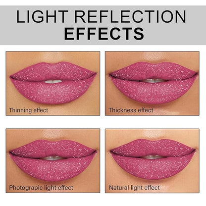 Shimmer Lip Gloss - Non-Sticky Girls Gloss - Long Lasting High Shine - 0.7 FL Oz Gloss for Girls & Women - Cruelty Free - (Pink Candy: S2)