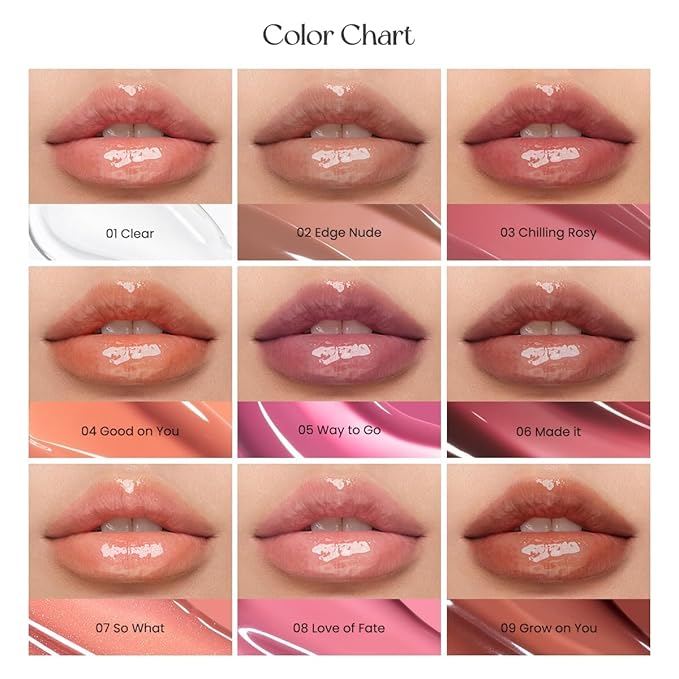 Peripera Ink Glasting Lip Gloss, Non-Sticky, Gloss Shine, 4XL Wand for Easy Application, Korean Lip Gloss, Fuller Looking Lips, Buttery Soft, Long Lasting Lip (006 MADE IT)