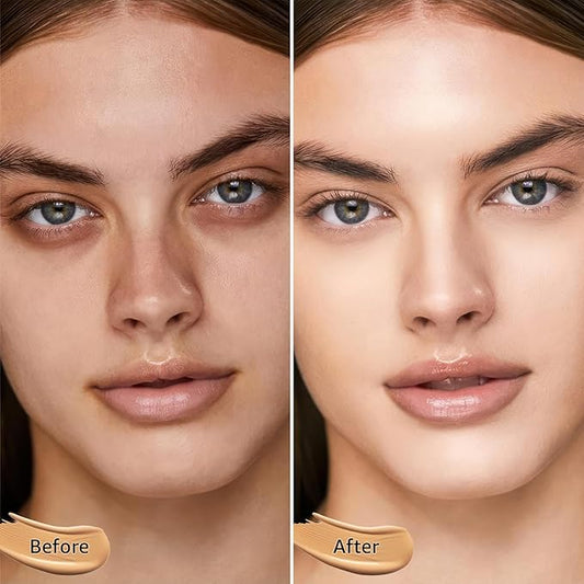 Air Cushion CC Cream Foundation, Moisturize BB Cream Makeup Primer Create Flawless & Natural Face Makeup, All-Day Hold, All Skin Types (Natural)