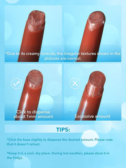 SHEGLAM Pout-Perfect Moisturizing Solid Lip Gloss Shimmer Lip Plumper - Violet Fizz