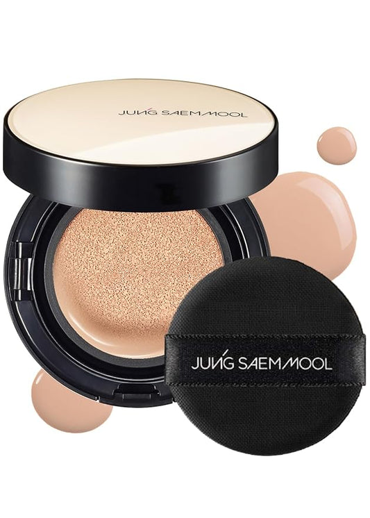 [JUNGSAEMMOOL OFFICIAL] Essential Skin Nuder Cushion (Fair Pink) | Refill Not Included | Natural Finish | Buildable Coverage | Makeup Artist Brand | Cream Foundation