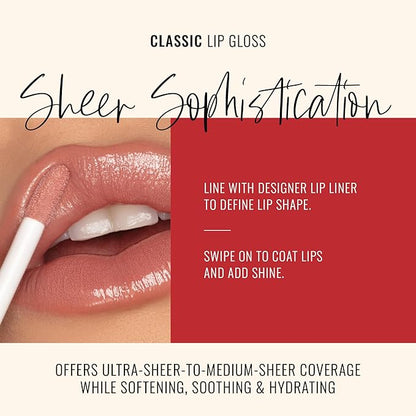 Runway Rogue Classic Lip Gloss, Nude Medium-Sheer Hydrating Lip Gloss, ‘Supermodel’