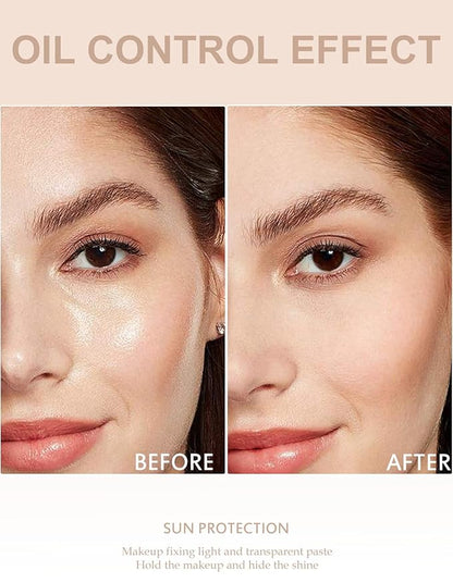 Pressed Mineral Powder Foundation Palette 4-in-1 SPF 35 Concealer Setting Makeup Matte Finish Lightweight Buildable Coverage Oil Control Sun Protection for Women Daily Use