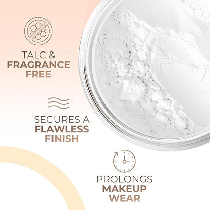 16pc STARTER KIT with 10 BRUSHES SET (LIGHT) Mineral Makeup Bare Face Loose Powder Includes Matte Foundation, Veil Primer, Blush, Bronzer, Translucent Finishing Setting Powder SPF 30 Travel Size