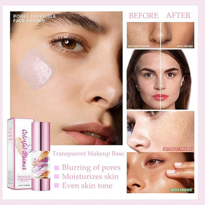 One Step Poreless Face Primer,Hydrating Face Primer For Smoothing Skin, Makeup Base, Fills In Pores & Fine Lines, Cruelty-Free, Lightweight and Non-greasy Translucent Finish