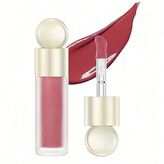 5 Color Velvet Liquid Blush, Soft Cream Face Blush for Cheek, Eye, Lips, Soft Cream, Weightless, Breathable, Natural-Looking liquid Blush Stick (05)