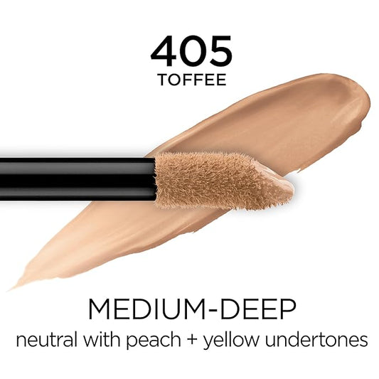 L'Oreal Paris Makeup Infallible Full Wear Waterproof Matte Concealer, Full Coverage, Toffee, 0.33 fl. oz.