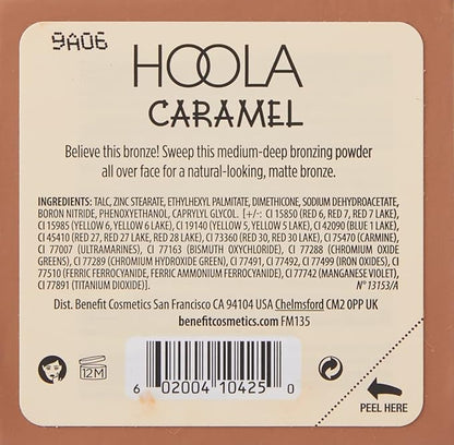Benefit Hoola Caramel Matte Medium-deep Powder Bronzer, 0.28 Ounce
